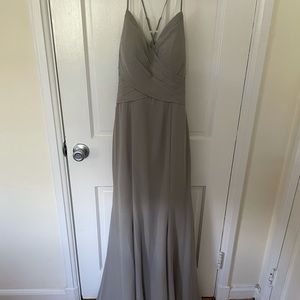 Silver Azazie Carolina Bridesmaid Dress